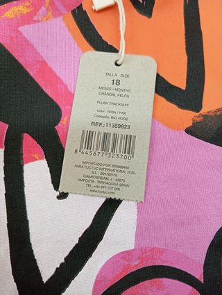 Conjunto de felpa ropa para niña