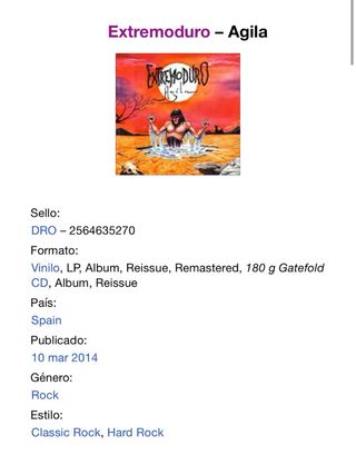 Extremoduro  Agila Vinilo 180grs + CD
