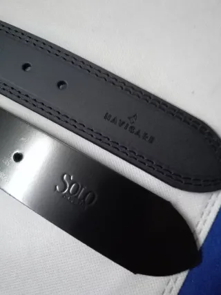 Set 2 Cinture Uomo Pelle Navigare