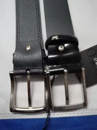 Set 2 Cinture Uomo Pelle Navigare