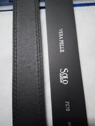 Set 2 Cinture Uomo Pelle Navigare