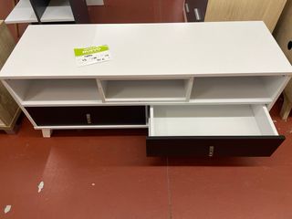 Mueble TV Blanco y Negro
