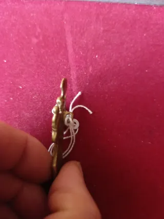 Broche San Antonio Latón Siglo XIX