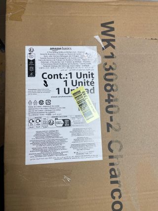 Carrito Cocina 3 Estantes Gris