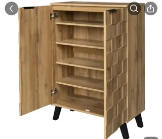 Zapatero de madera con diseño 3D. NUEVO SIN ABRIR