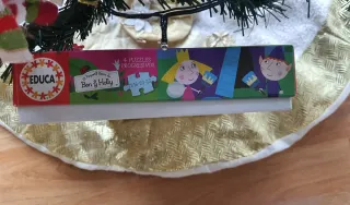 4 Puzzles Ben y Holly Educa 16x16 cm