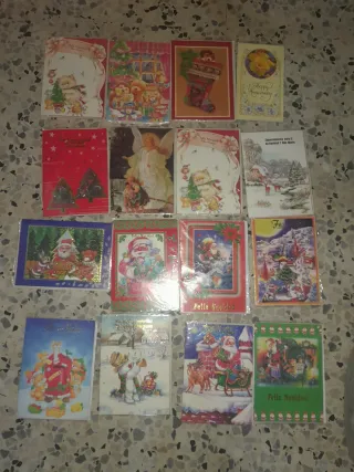 Lote Postales Navideñas y Felicitaciones