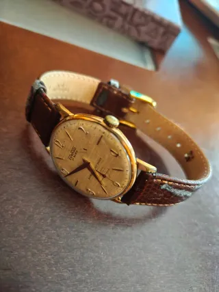 Reloj Duward Clásico Dorado y Marrón