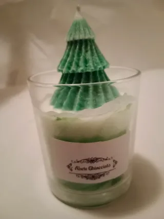 Candela Albero di Natale Verde Nuova