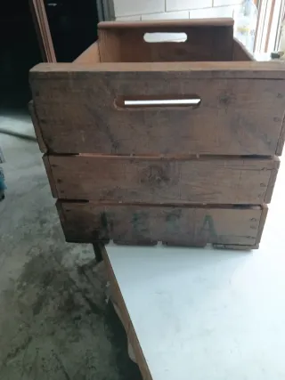 Caja de madera antigua FESA,envasado de Naranjas.