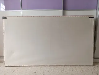 Cabecero de cama de 150 estilo terciopelo beige