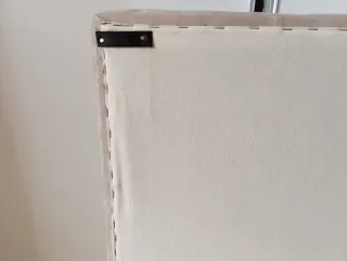 Cabecero de cama de 150 estilo terciopelo beige