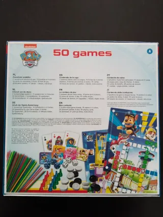 Juguete de 50 juegos de la Patrulla Canina