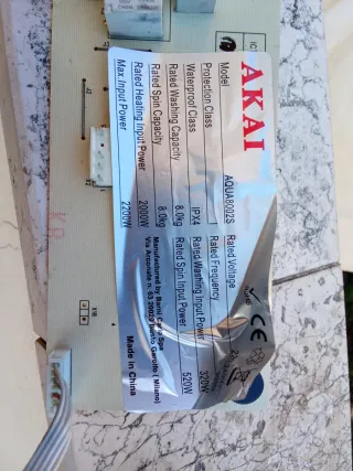 Scheda lavatrice AKAI AQUA8002S