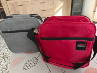 Bolsa térmica Valira roja y gris