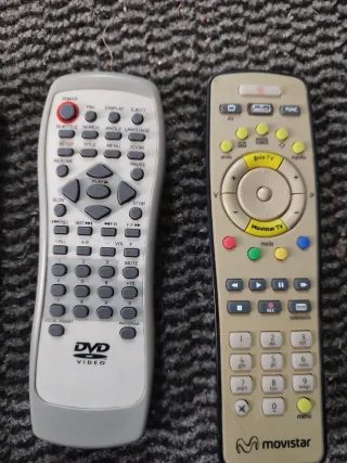 Lote mandos televisión tele antiguas