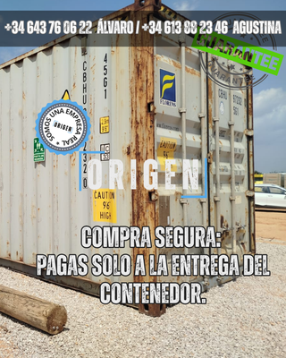 Contenedor marítimo 40’ HC – pocas unidades