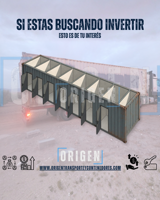 Contenedor marítimo 40’ HC – pocas unidades