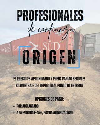 Contenedor marítimo 40’ HC – pocas unidades