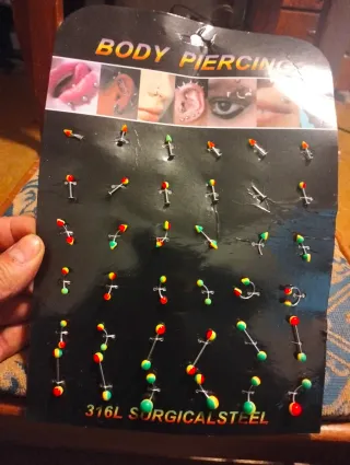 Piercing per corpo 316L Acciaio Chirurgico