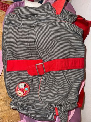 Bolso Tuc Tuc rayas rojas