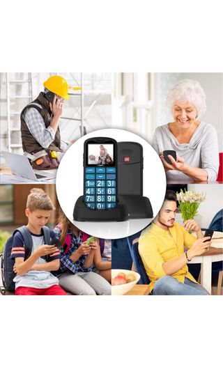 Teléfono Uleway para Mayores - Negro