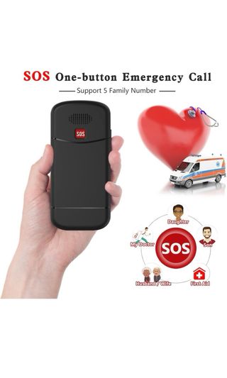 Teléfono Uleway para Mayores - Negro