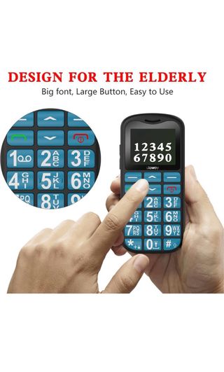 Teléfono Uleway para Mayores - Negro