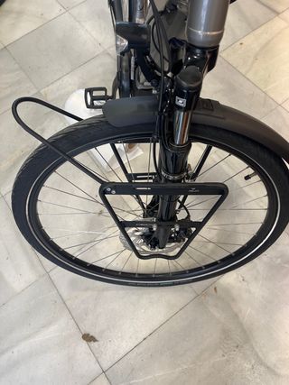 Transportín delantero para bicicleta