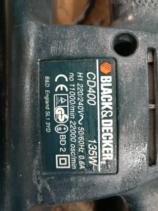 Lijadora orbital Black & Decker 135W