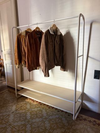 Burra/Perchero Metal y Madera