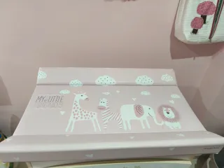 Cómoda bañera cambiador infantil