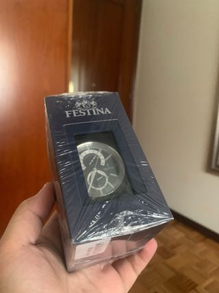 Reloj Festina Negro y Plateado