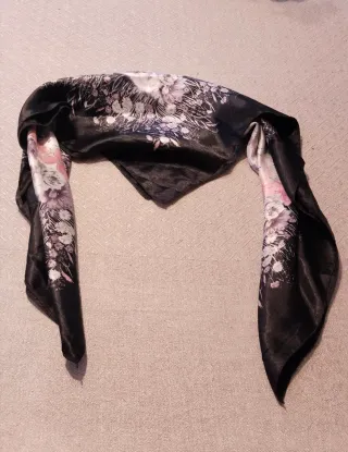 Pañuelo de cuello estampado floral