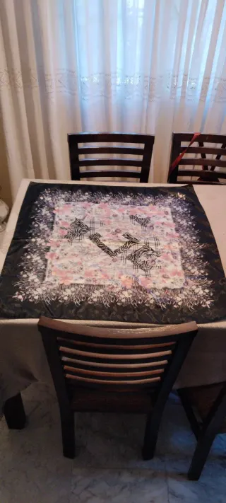 Pañuelo de cuello estampado floral