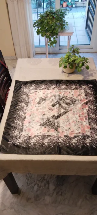 Pañuelo de cuello estampado floral