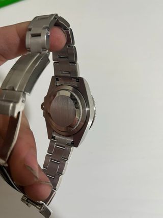 SEIKO MOD YACHTMASTER Negro/Plateado