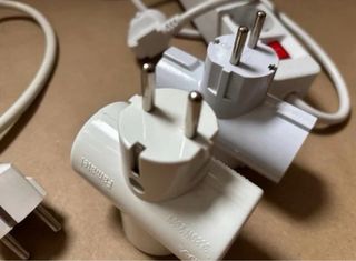 Regleta 4 enchufes, ladrones y alargador