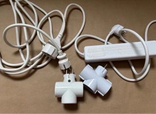 Regleta 4 enchufes, ladrones y alargador