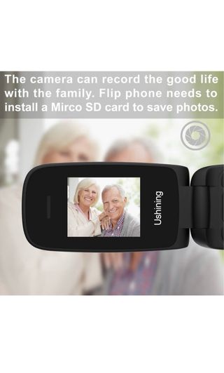 Teléfono Móvil Tapa Personas Mayores SOS MP3