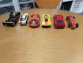 Lote 6 coches Scalextric