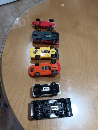 Lote 6 coches Scalextric