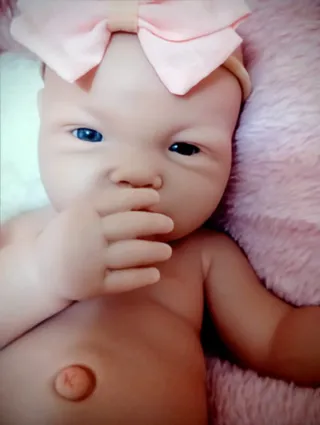 Muñeca Reborn Silicona 45 cm