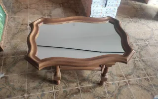 Espejo Madera Maciza 90x64 cm