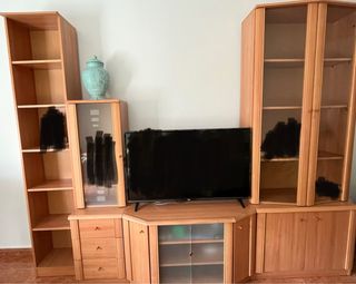 Mueble de salón modular madera