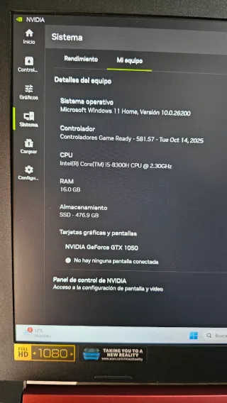 Portátil Gaming Acer Nitro 5