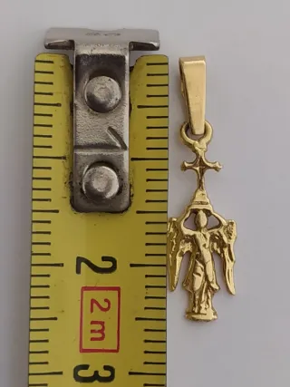 Ángel de Aralar - Colgante Oro 18k - 25mm - 1.03g