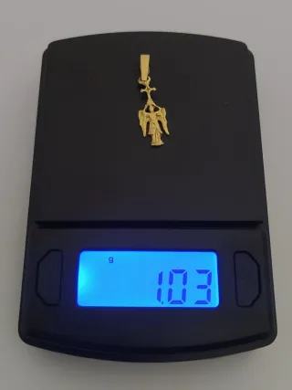 Ángel de Aralar - Colgante Oro 18k - 25mm - 1.03g