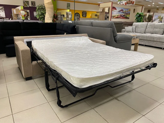 ENVIO GRATIS!! Sofá Cama Italiano Beige/Gris Tela