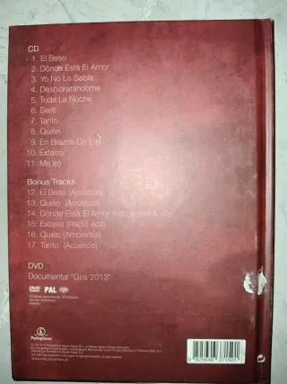 CD Pablo Alborán - Tanto